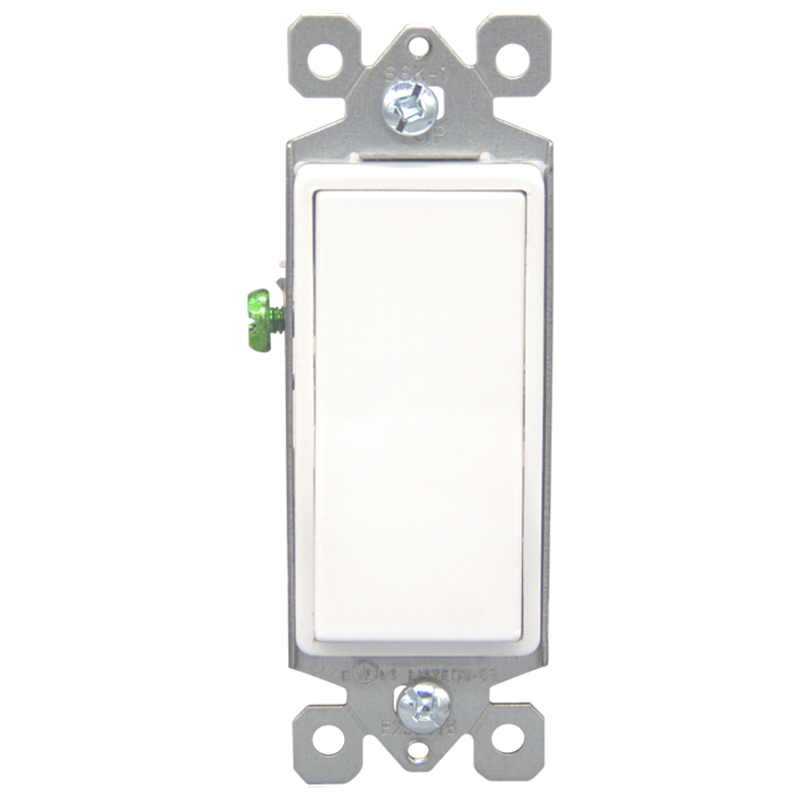 UL & cUL Listed Switch Suppliers 15A 120/277V Single-Pole Decorator Paddle Wall Light Switch, SSK-1