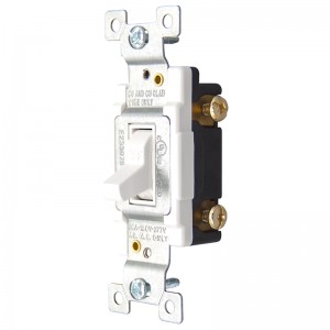 US 20 Amp 120V Single Pole Standard Toggle Wall Light Switch With UL & cUL Listed, SSK-4