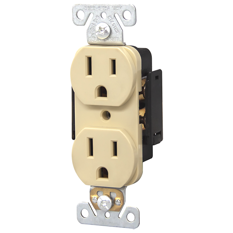 Residential Grade Standard Duplex Receptacle 15A125V with UL/CUL Certificate