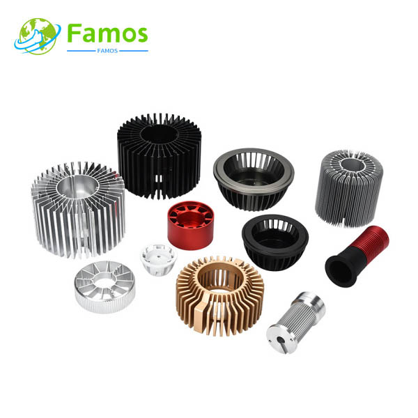 سینک حرارتی LED COB اکسترود شده سفارشی |Famos Tech