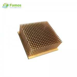 Square Pin Fin Heat Sink Custom | Famos Tech