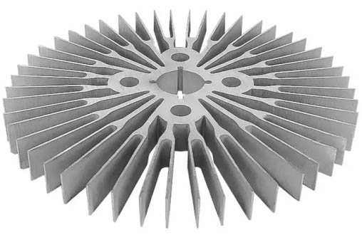 How about aluminum extruded heat sink efficiency
