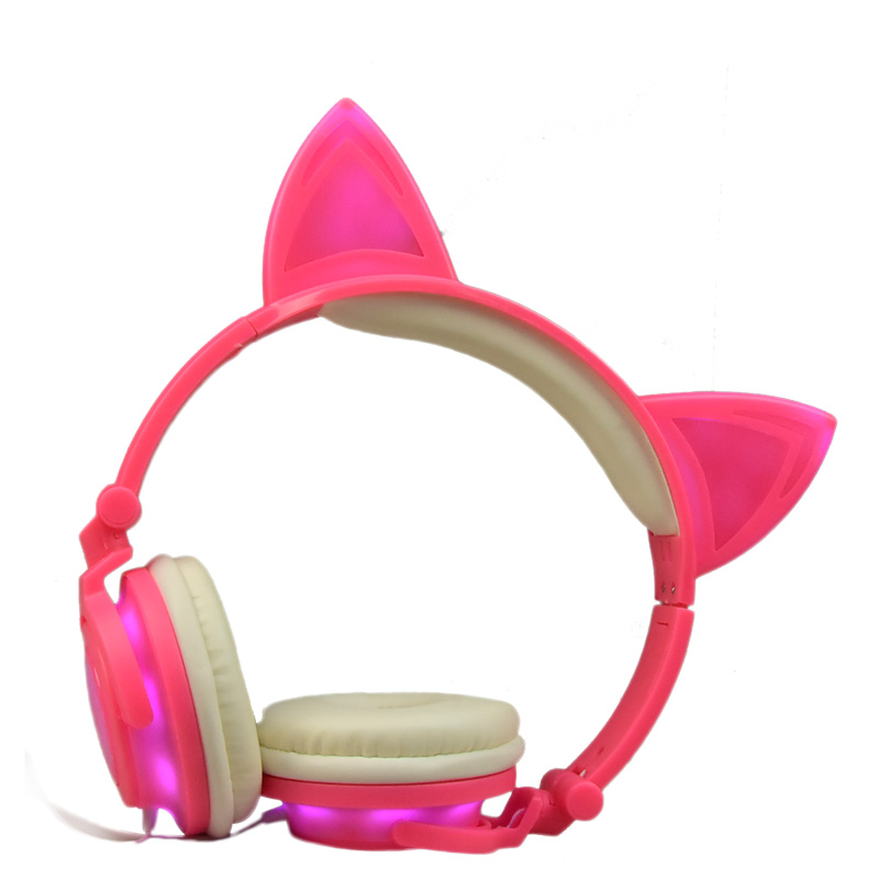cat ear headphone pink 4