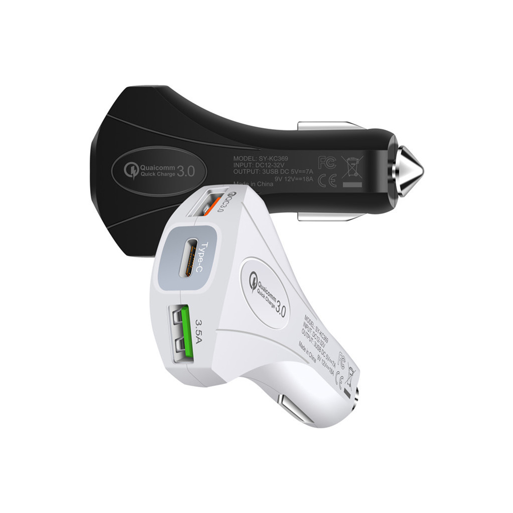 3 port car charger 35w(2)