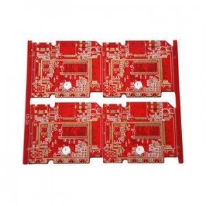 빨간색 HDI 회로 기판 PCB