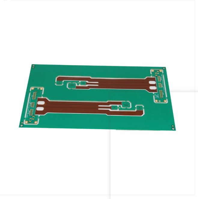 Placa PCB rígida-flexible de 4 capas.