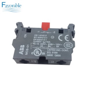925500594 SWITCH,ABB#MCB01,NC CONTACT BLOCK For Gerber Cutter