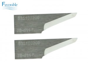 New Arrival Teseo Cutting blades 535100200 78-d11 For Leather Material Cutting