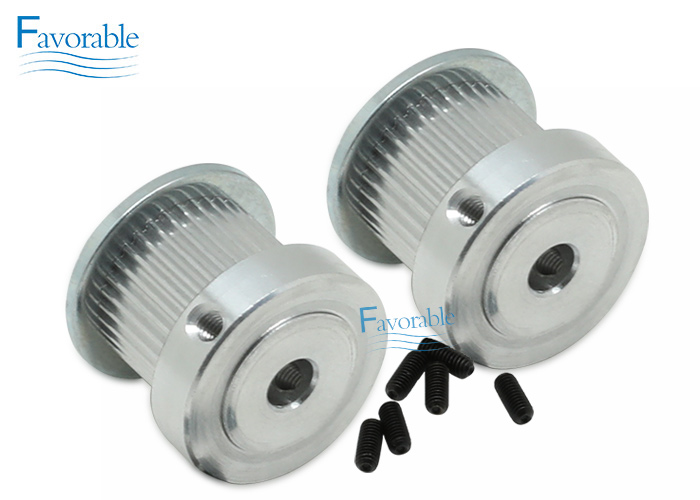 Mechanical Part 6.35mm Timing Pulley With Screws Suitable for China Design NewPower Inkjet Plotter