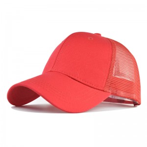 10 red trucker hat