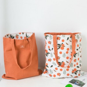 Double-Sided Canvas Tote Bags
