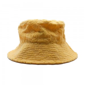 2Terry Cloth bucket hat