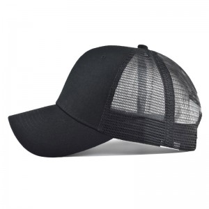 3Custom woven label mesh baseball cap