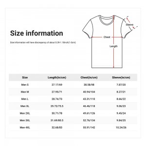 tshirt size