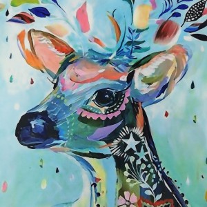 painted elk pattern
