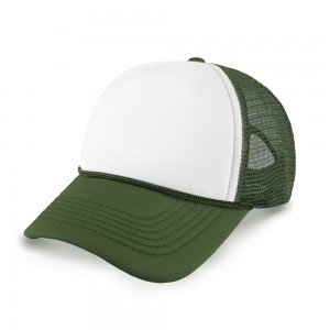 zaļa putu Trucker cepure