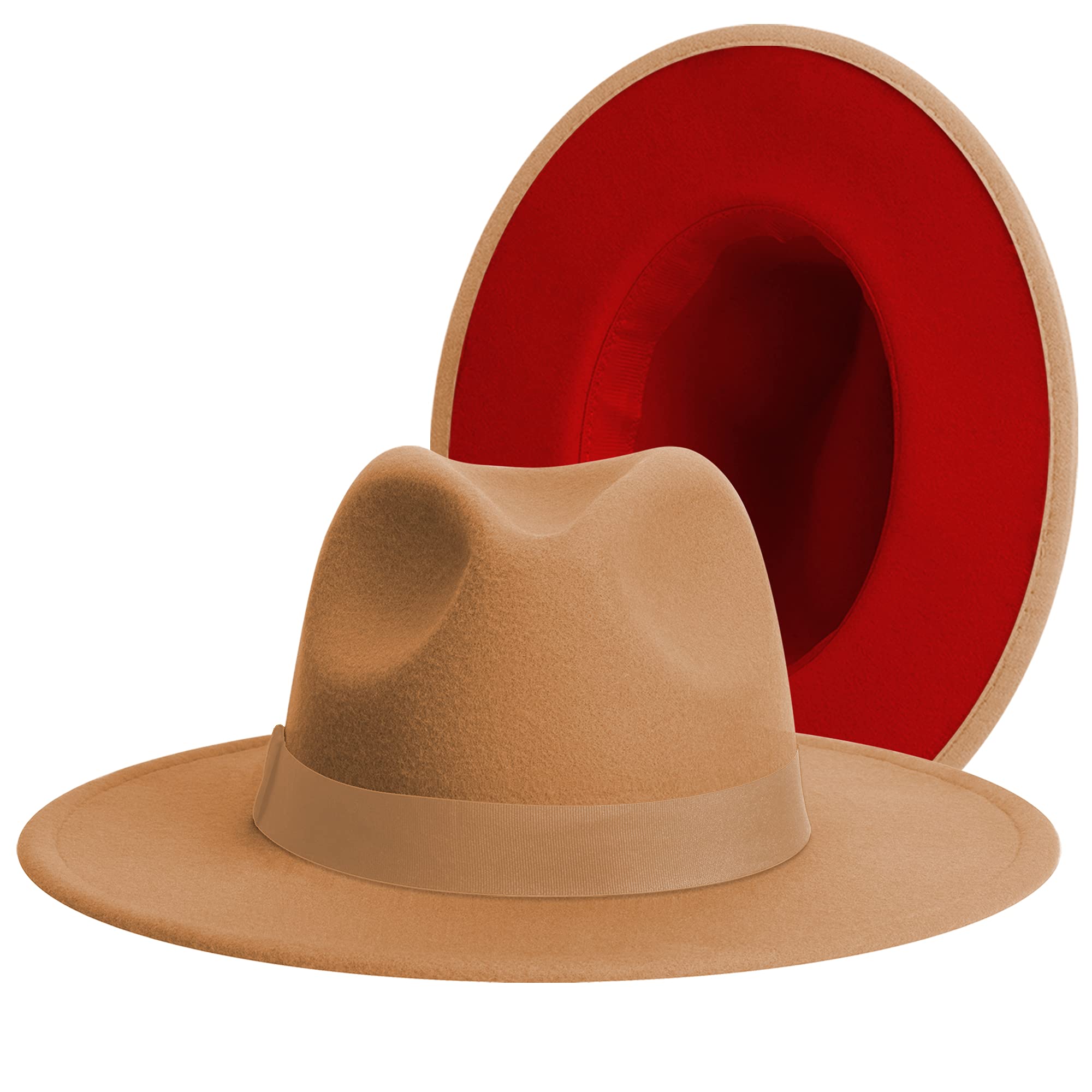 Topi Panama Felt yang Dapat Disesuaikan