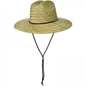 Topi Pantai Matahari Jerami Klasik Lelaki