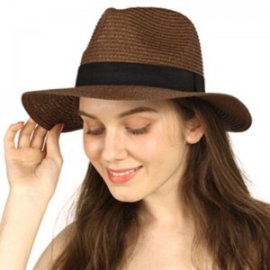 Fedora Hats for Women පිදුරු තොප්පි පිරිමින් සඳහා