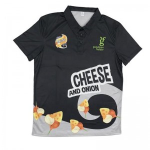 Camiseta masculina de manga curta esportiva personalizada para golfe