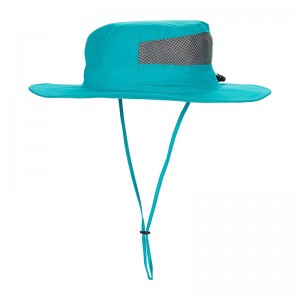 Kvalitná turistická čiapka na rybársky klobúk Booney s chlopňou na krk8