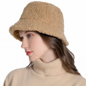 Dame vinter bøtte lue varme hatter6
