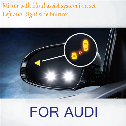 OEM Customized ALUMINUM TONNEAU COVER -
 For Audi Refit Blind Spot Indicator Mirrors – CARDILER AUTO