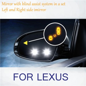 For Lexus Refit Blind Spot Indicator Mirrors
