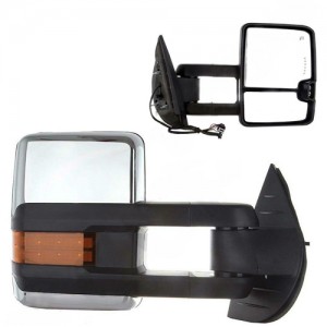 Good Wholesale Vendors China Electric Black Extendable Towing Mirror Suits Hilux Ranger Car Mirror