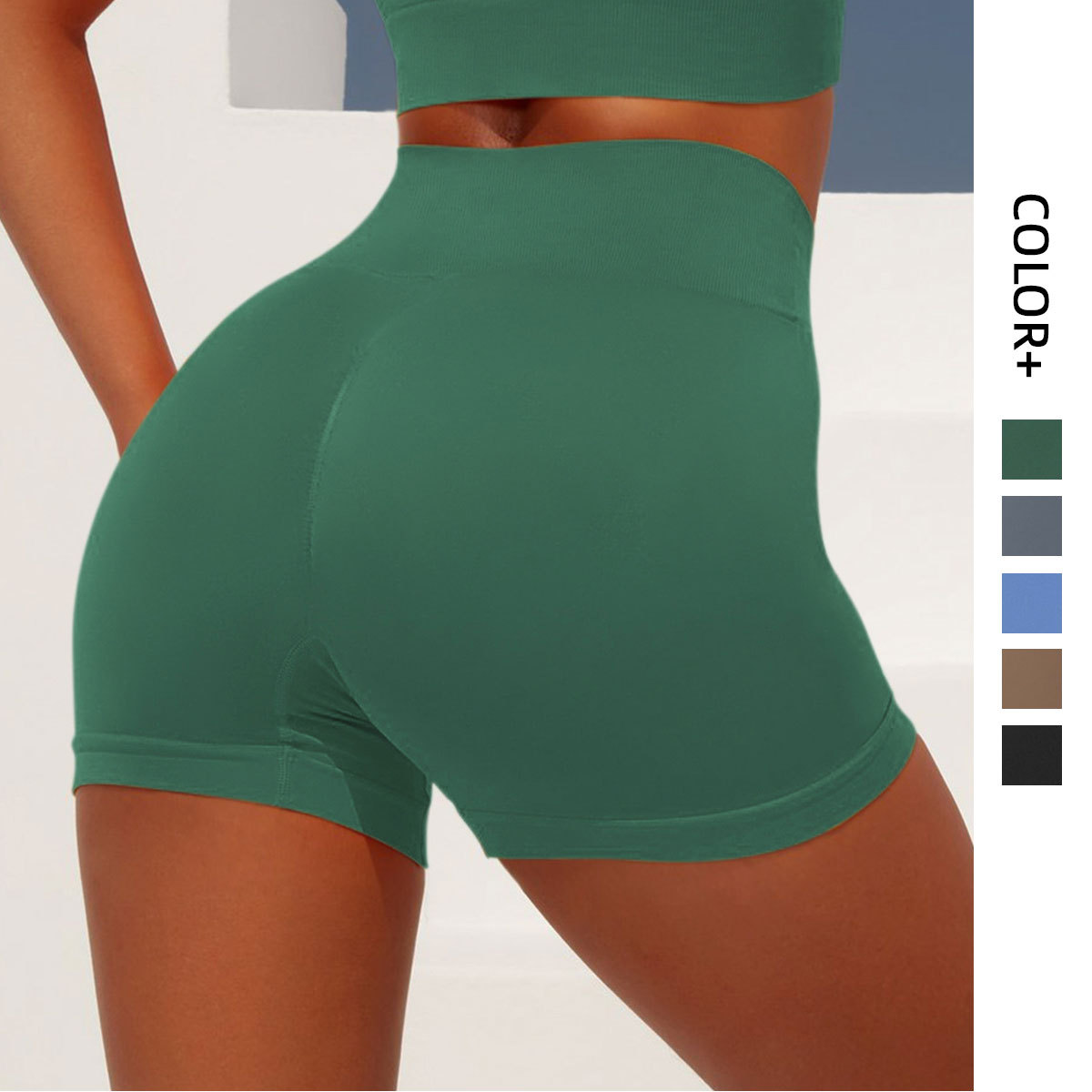 Custom Fit Classic Seamless Yoga Shorts | ZHIHUI Featured Image