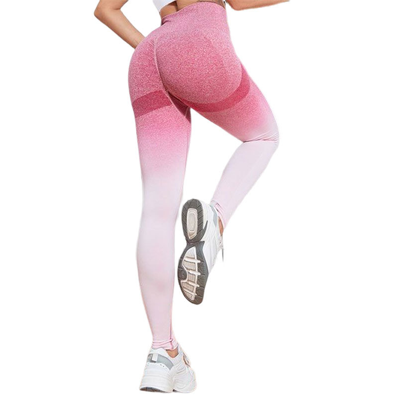 Oem Tight Yoga Pants Customized Factory Gradient Color оптом 丨 ZHIHUI