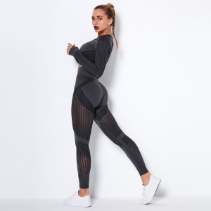 Breathable Hollow-Out Seamless Yoga Pants for Retailer | ZHIHUI