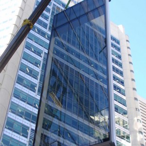 Tempered Glass Thermally Broken Building Unitized System Aluminum Glass Curtain Walls for Project