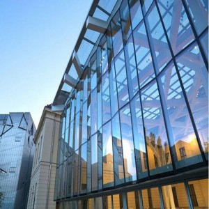 Skyscraper Building Glass Window Walls Panels Laminate Facade Curtain Wall