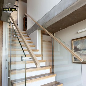 Indoor Stair Railing Post Balustades Stainless Steel Glass Fixing Baluster Porch Balusters Picture Show