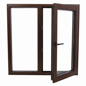 Doorwin Powder Coating Glass Doors And Windows Narrow Frame Double Tempered Glass Energy Efficient Aluminum Casement Windows