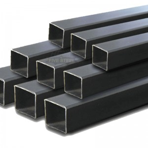 Black Rectangular Pipe Cold Rolled Welded Square Rectangular Steel Pipe Tube Hollow Section