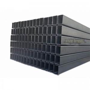 High Quality Black Square Pipe Iron Rectangular Tube Welded Rhs Shs Tubing Tubes Picture Show