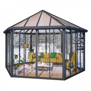 High Quality Planting Flower and Vegetables Glasshouse Spring Clip Glass Garden House Picture Show