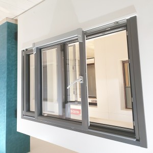 Sound Proof Aluminium Frame Profile Thermal Break Double Tempered Glass Entry Sliding Windows