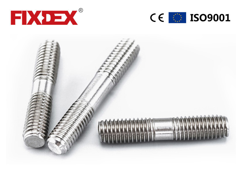 Double Head Bolt or Post Stud with Galvanize Fastener of Thread Rod and Stud