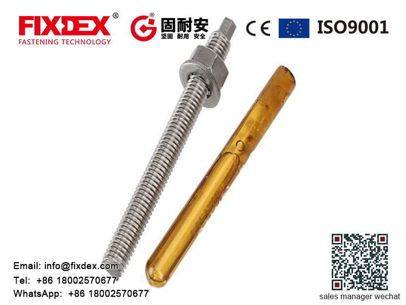 DIN standard chemical anchor bolt good quality stainless steel material cheap price