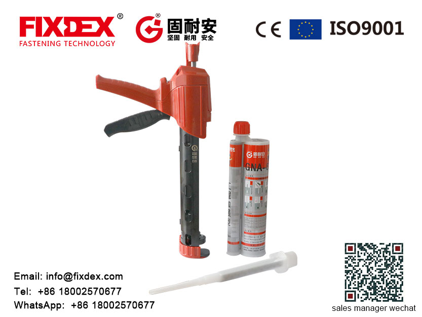 Long working time injection chemical epoxy anchor