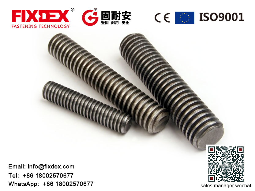 Customized carbon steel rod threaded 8mm