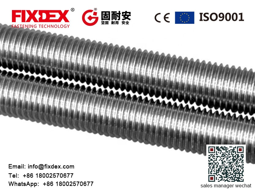 5/16 Stainless Steel Pulzier Thread DIN 975 Vireg bil-kamin