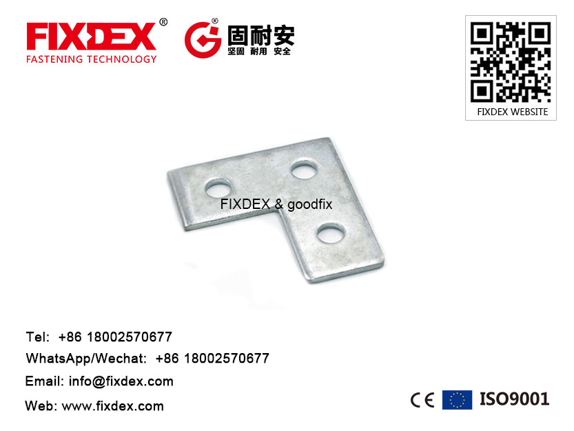 90 degree angle metal channel connector bracket fittings