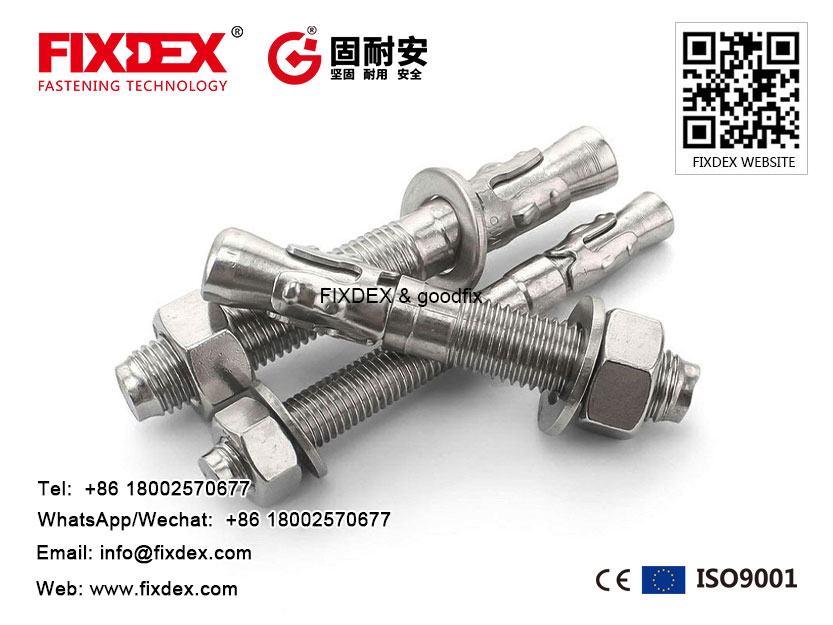 stainless steel M12 M16 wedge anchor bolt for construction