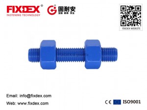 Wholesale xylan coated threaded rods stud bolt