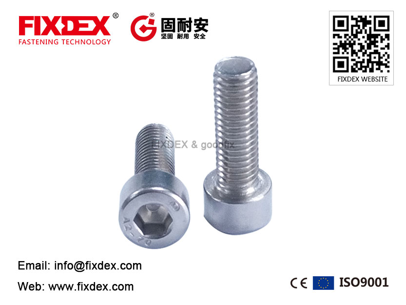 DIN 912 hex socket bolt 304 316 stainless steel