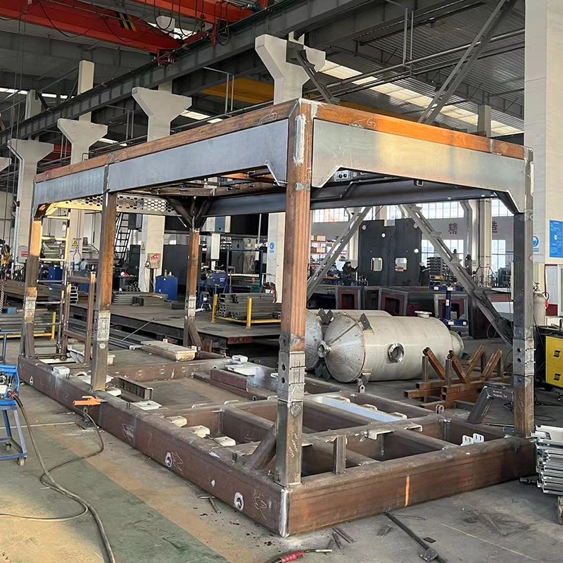Custom Steel Frame Fabrication Services Metal Fabrication Parts OEM Heavy Structure Steel Frame Welding Fabrication